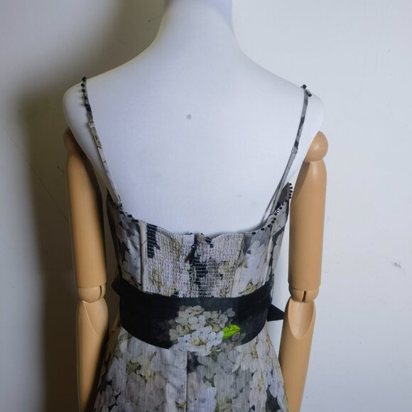 Zimmermann Balance linen and silk bustier dress AU 1 - Picture 11 of 14
